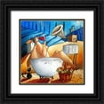 thumbnail image 1 of West, Ronald 15x15 Black Ornate Wood Framed with Double Matting Museum Art Print Titled - Late Night Bath V, 1 of 4