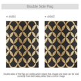 thumbnail image 4 of Yayeee Garden Flag 12"x18" Double Sided Outdoor Yard Lawn Holiday Decorations, Black Geometric, 4 of 6