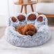 thumbnail image 5 of Fluffy Dog Bed Soft Cozy Pet Sleeping Cushion For Small Medium Large Dogs Cats Thicken Warm Winter Dog Kennel Pet Accessories ShopWise Round, 5 of 13
