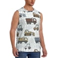 thumbnail image 2 of Balery Tractor and Dumper Camisetas sin mangas para hombre, absorbe la humedad y protege contra el mal olor.-3X-Large, 2 of 7