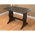 thumbnail image 5 of TMS 3-Piece Corner Reversible Indoor Dining Breakfast Nook with Storage, Includes Nook, Table and Bench, Black, 5 of 7