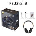 thumbnail image 7 of Wireless Bluetooth Headphones HiFi 9D Bass Stereo Headsets with Mic Portable Sports Earphones Helmet Foldable Big Headset (black), 7 of 7
