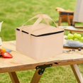 thumbnail image 4 of Kraoden Cake and Pizza Insulated Bag for Food Delivery, Thermal Insulated Lunch Bag with Aluminum Foil, Non-Woven Fabric, Portable Hot or Cold Storage for Camping and Outdoor Parties, 4 of 6