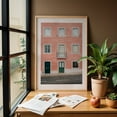 thumbnail image 6 of Pink House, Lisbon - Lisbon Portugal Photography Oak Framed Wall Art Print 24 x 36 inches, 6 of 59