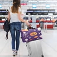 thumbnail image 7 of Travel Duffel Luggage Bag Sports Duffle Bag Gym Bag with Zipper White Pumpkin and Skull, 7 of 7