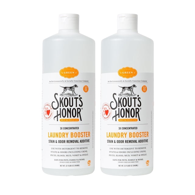 Potenciador de lavado SKOUT'S HONOR 946 ml, paquete de 2, quitamanchas
