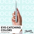 thumbnail image 6 of Sharpie S-Gel, Gel Pens, Medium Point (0.7mm), Ocean Fog Barrel, Black Ink, 4 Count, 6 of 7