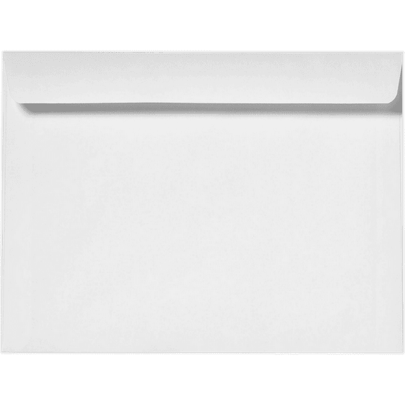 LUXPaper 6 1/2 x 9 1/2 Booklet Envelopes, Bright White, 50/Pack