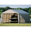 ShelterLogic Outdoor Garage Vehicle Storage Shed (8 ft H x 12 ft W x 20 ft L)