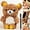 Brown, variant on for S6 Case, Emilys for Samsung Galaxy S6 Case Fashion Style Cute 3D Lovely Teddy Bear Cool Plush Back Phone case Cover for Galaxy S6 White