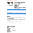 thumbnail image 2 of Rear Brake Pad Set - Compatible with 2009 - 2012 Dodge Journey 2010 2011, 2 of 2