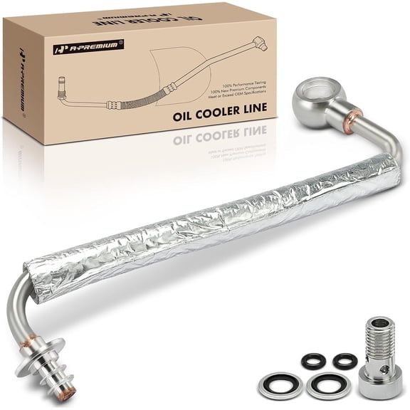 A-Premium Turbocharger Turbo Oil Feed Line Pipe Tube Compatible with Buick, Chevrolet Vehicles - 1.4L - Encore 2013-2021, Cruze 2011-2016, Sonic 2012-2020, Trax 2013-2021