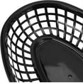 thumbnail image 6 of Plastic Fast Food Baskets,Bexikou Plastic Baskets for Food, Reusable Bread Baskets,Fry Oval Serving Tray for Restaurant Supplies Hot Dog Deli Serving Chicken (12 Pack, Black), 6 of 7