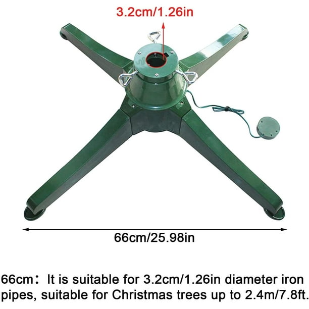 Rotating Christmas Tree Stand Green 360 Degree Rotating Christmas