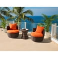 thumbnail image 2 of W Unlimited 2115SET3-DB-OR Romantic Collection outdoor 3-piece Bistro Set, 2 of 2