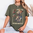 thumbnail image 3 of PAVIG Dry Bones Come To Life Ezekiel 37 Christian Floral Skeleton Graphic T-Shirt, 3 of 7