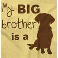 thumbnail image 2 of My Big Brother is a Dog Pet Lover Toddler Boy Girl T Shirt Infant Toddler Brisco Brands 2T, 2 of 6