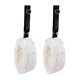 thumbnail image 1 of Paquete de 2 correas elásticas, flexibles y ajustables para reformer de Pilates. Blanco, 1 of 9