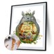 thumbnail image 3 of Cuadros Decorativos Kit de pintura por números DIY Totoro Hand Oil Art Picture Craft Home Wall Decor(1) Wdftyju de costura negro 4 estilos, 3 of 9