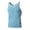Blue, variant on Men Knitted Vertical Fitness Sports Slim Vest Racer Color Block Athletic Tank Top Mens Sleeveless Tee Shirts
