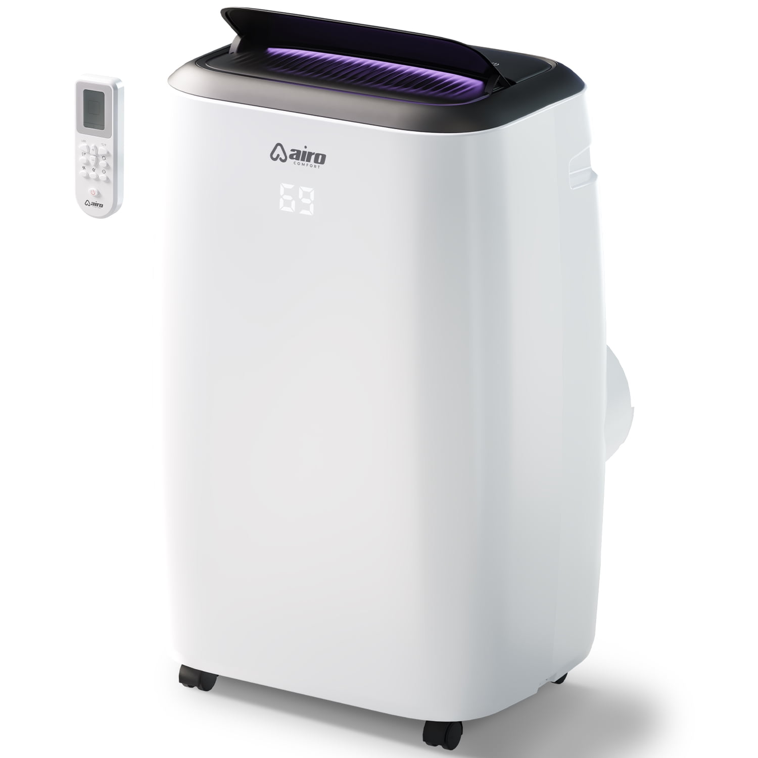 Airo Portable Air Conditioner 10000 BTU (7000 BTU DOE), Standing AC Unit with DIY Window Kit