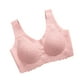 thumbnail image 4 of Sujetador de mujer Sujetador Hacer subir acolchado inalámbrico Sujetador deportivo de látex desmontable Ropa interior superior, Rosa, L Advancent AP001365-01, 4 of 7