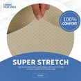 thumbnail image 4 of Housses de Canapé les Plus Récentes 4 Pcs pour Canapé 3 Coussins Housse Extensible avec 3 Housses de Coussin Épaisse Ajustée pour Protection de Meubles pour Chiens (Canapé, Beige Clair), 4 of 7
