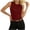 *Wine, variant on ClodeEU Women's Ribbed Crewneck Athletic Tank Top,Solid Color Casual Slim Fit Pullover Vest Wine,Womens Plus L