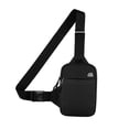 thumbnail image 4 of Bolso pequeño de moda para el pecho Sunnimix Bolsos de pecho para hombre Negro, 4 of 8