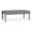 Castillo Metal, variant on Waterfall Reception Waiting Room 2-Seat Bench / Charcoal Steel / Black