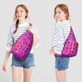 thumbnail image 4 of Cake & Donut Sling Backpack – Delicious Dessert Design Shoulder Bag, Fashionable Water-Resistant Daypack, 4 of 4
