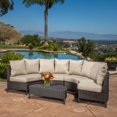 thumbnail image 5 of Christopher Knight Home  Newton Outdoor 5-piece Wicker Lounge Set, 5 of 7