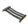 thumbnail image 1 of Câble Riser PCIE 5.0 X16, Câble d'Extension de Carte Graphique GPU Gen 5, Vitesse de 128 Go, Compatible avec PCIE 4.0 et WRX80, 90E RTX4090, 5090, RX8900, RX7900XTX, 1 of 7