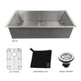 thumbnail image 2 of ZLINE Meribel 33 Inch Undermount Single Bowl Sink in DuraSnow Stainless Steel (SRS-33S), 2 of 2