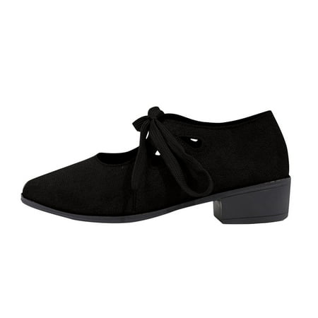 Sexlip Woman s Low Heels Solid Color Bandage Shoes  Comfortable Casual Footwear for Everyday Wear and Special Events