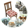 thumbnail image 7 of Logiee Tomato Print Square Chair Seat Covers, Stretch Chair Seat Covers,Seat Chair Slipcover, Non-Slip Chair Slipcover,Furniture Protector for Indoor and Outdoor-Six Piece, 7 of 7