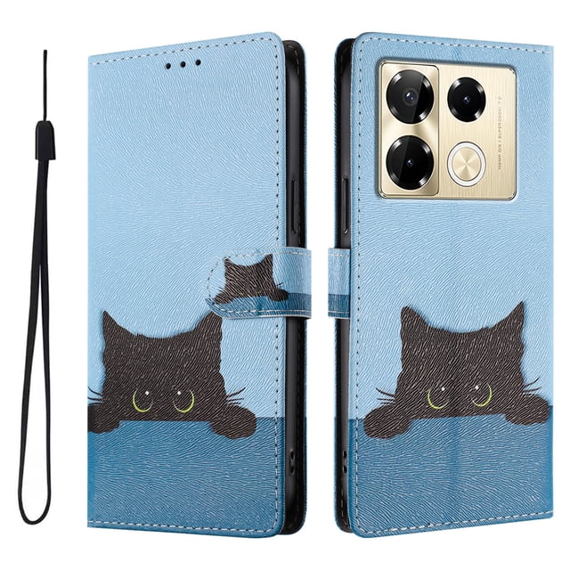 FOXDOCK Funda Tipo Cartera para infinix Note 40 Pro con Soporte y Correa – Diseño de Patrones Lindos