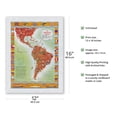 thumbnail image 2 of The Americas - Pan American Airways United Fruit Company - Vintage Airline Travel Poster by Kenneth W. Thompson c.1948 - Japanese Unryu Rice Paper Art Print (Unframed) 12 x 16 in, 2 of 4