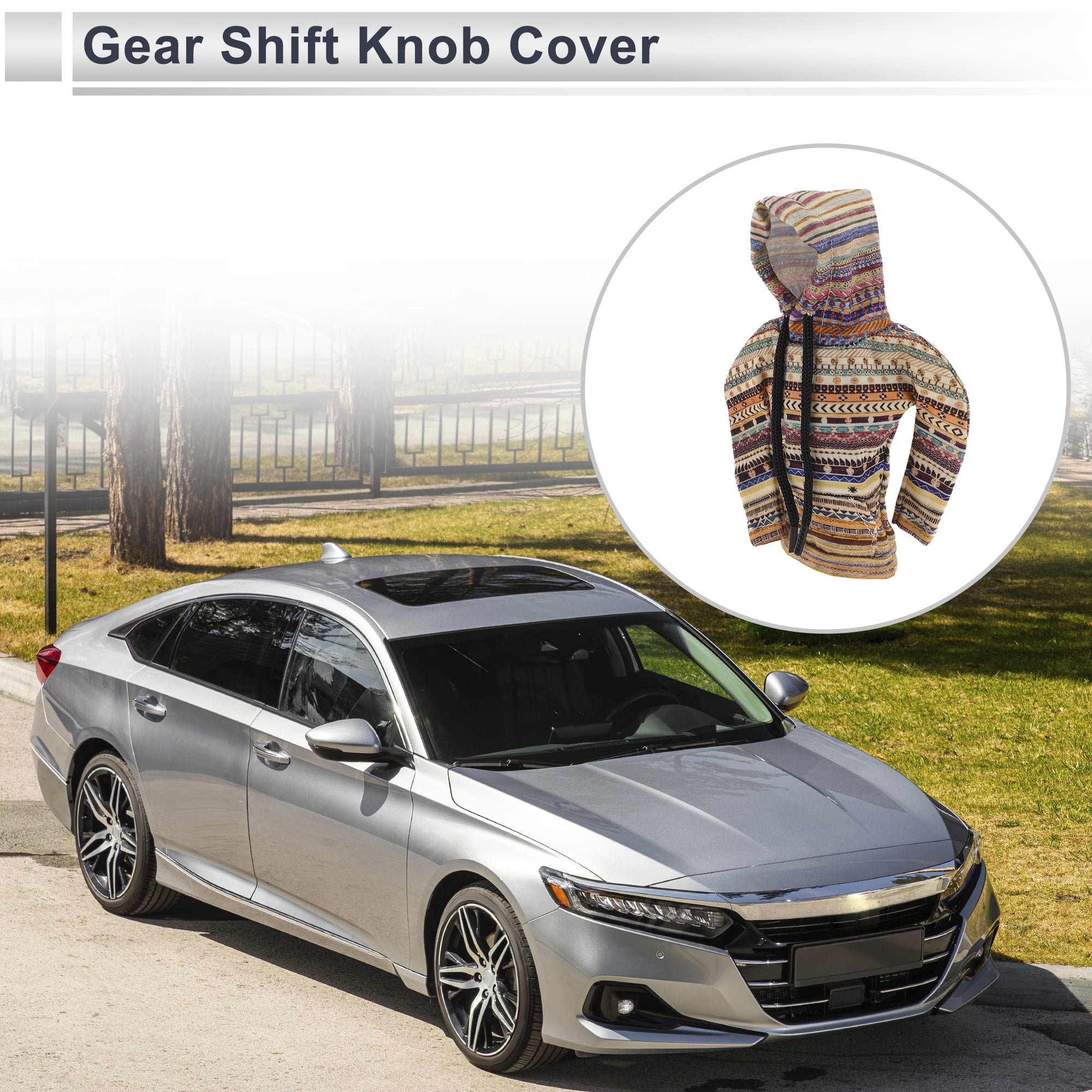 Unique Bargains Universal Gear Shift Knob Cover Manual Stick Shifting Handle Protector