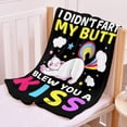 thumbnail image 2 of KY Funny Pig Blanket Gift for Girls Boys- 40x50 Inches Soft Flannel Throws Blankets Funny Gift for Teen Women Men Adult Cute Pig Lover Gifts for Birthday Christmas Halloween Bed Sofa Couch, 2 of 9