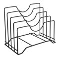 thumbnail image 4 of OULII 1Set Homeowners Kitchen Rack Carbon Steel Pot Cover Holder Black, 4 of 7