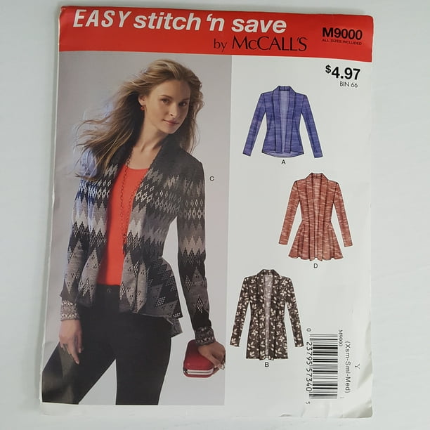 Easy Sns By Mccalls Mccall Pattern 9000