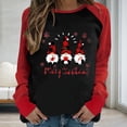 thumbnail image 1 of Qertyioot Chandail en Molleton Décontracté de Noël pour Femmes, Manches Longues Col Rond Imprimé Ample, 1 of 5