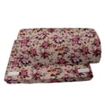 thumbnail image 4 of Flower Foot Rest, Floral Pattern with Roses Twig Warm Colors Flower Arrangement Bouquets, Non-Slip Backing Adjustable Ergonomic Memory Foam Leg Support for Office, Tan Pink Dark Green, by Ambesonne, 4 of 5