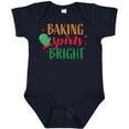 thumbnail image 3 of Inktastic Christmas Baking Spirits Bright with Green Oven Mit Boys or Girls Baby Bodysuit, 3 of 5