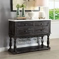 thumbnail image 2 of ACME Furniture Serveur Gerardo Espresso Blanc et Patiné, 2 of 2