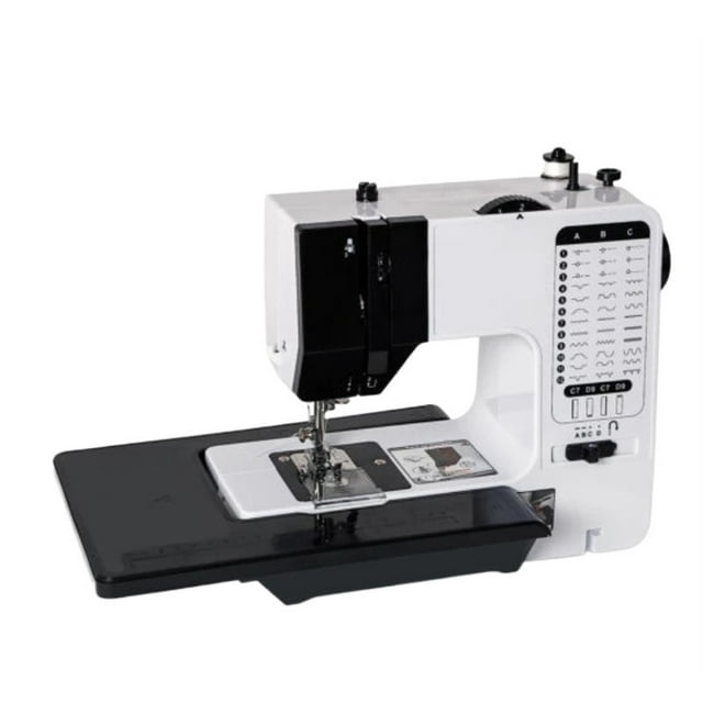 Electric Sewing Machine Portable For Beginners With 38 Stitches Pattern LED Light Foot Pedal Double Thread Sewing ,Smooth Thread Sewing