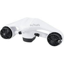 C CAMOLECH Underwater Scooter, Sea Scooter Dual Motors with Action Camera Mount for Kids/Adults, Water Scooter 40M Waterproof for Scuba Diving Snorkeling Pool Sea Adventures (White）