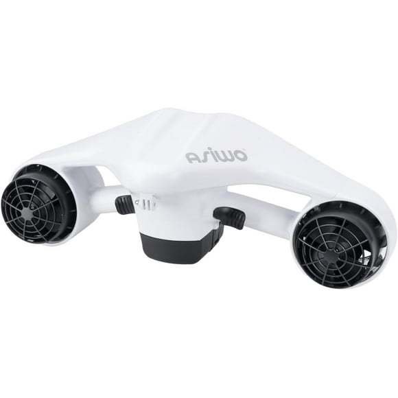 C CAMOLECH Underwater Scooter , Sea Scooter Dual Motors with Action Camera Mount for Kids/Adults, Water Scooter 40M Waterproof for Scuba Diving Snorkeling Pool Sea Adventures (White)
