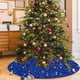 thumbnail image 4 of Herunwer Christmas Tree Skirt, Christmas Trees Skirt, Large Sparkle Xmas Tree Stand Base Used for Christmas Holiday Indoor Home Decoration, 4 of 7